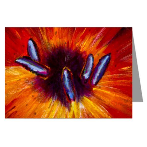 Abstract Painting Stationary Cards